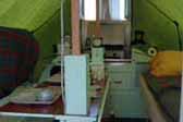 Picture of Vintage 1951 Fallon Palace Tent Trailer Interior
